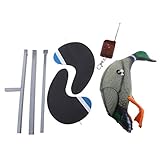 F Fityle 電気アヒル　回転　ダック　リモコン　芝生　装飾品　デコイ - オスダック