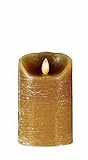 Boston Warehouse Mystique Distressed Flameless Candle, 5-Inch, Taupe [並行輸入品]