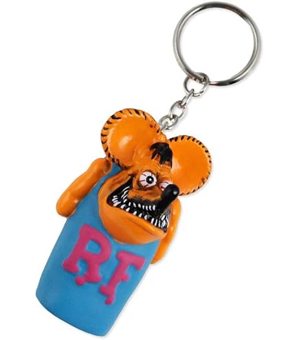 Amazon.co.jp: [MOONEYES] ラットフィンク（RAT FINK） キーホルダー