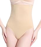 DODOINGレディースHiウエストシェイプウェア腹部下着スリミングインナーパンティ下着 US サイズ: 3XL(Fit Waist 35.0"-37.4" ) カラー: ベージュ
