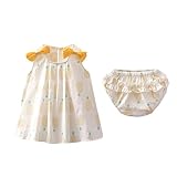Franterd 2pcs Carrotドレスwith Bigボウタイ+ハーレムショートパンツClothesセットfor Little Girls 12M