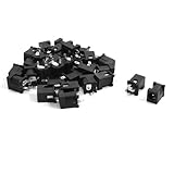 uxcell 電源DCジャックソケット 方型パワーソケット　 3 ピン数　 2.1mmx5.5mm タイプ　30個