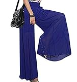 Lm01nv-L ガレット デ ロワ (galette des Rois) パンツ ゆったり シフォン ロング マシキ丈 ワイド レディース ガウチョ 春夏 コーデ おしゃれ Lm01 ((04) L