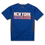 NBA BoysアスレチックスポーツクルーネックTシャツチームロゴとサイドパネル詳細 S