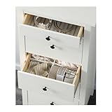 IKEA(イケア) HEMNES ホワイトステイン 60247193 チェスト(引き出し×5)、ホワイトステイン