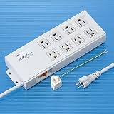 サンワサプライ アウトレット 抜けとめ タップ TAP-3803N 箱にキズ、汚れのあるアウトレット品です。