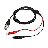 Dolity 110cm 　BNC Q9　クリップライン　オシロスコープ　デュアル　テストプローブケーブルリード　　