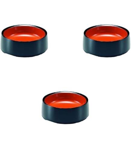 Amazon | 朱塗丸三段小物入（出雲そば割子セット）・蓋・薬味皿