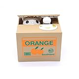 Huele Stealingコイン猫box-貯金箱 – ホワイトKitty – 英語speaking-cuteギフト