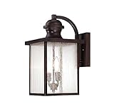 Savoy House 5-602-13 Outdoor Sconce with Seedy Shades, English Bronze Finish [並行輸入品]