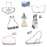 私の家族 6 個入プリンセス ドレス ステンレス クッキー カッター金型ビスケット フォンダン カッター ケーキデコレーション ツール