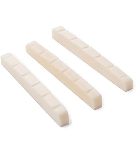 Guyker 43 Guitar Nut Pre-Slotted – Brass Nuts Replaceent For Strat Tele ST TL Style Electric