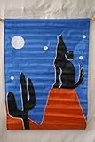 28X40 Embroidered Sewn Coyote Wolf Appliqued Nylon Garden Flag 28X40 [並行輸入品]