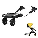 ツインズベビーカースタンドプレートライダーバギーボード兄弟ボードユニバーサルベビーカーアクセサリーペダルチャイルドアーティファクトトレーラー35cm-50Cmに適しています