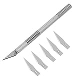 TOPTOMMY 精密ナイフ ホビークラフトユーティリティナイフ 替刃5枚