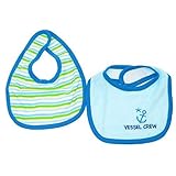 お買い得!![ベビービブ]スタイ2枚セット/VESSEL CREW ブルー かわいい 21×14cm 赤ちゃん雑貨 グッズ 通販