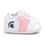 Future Tailgater Michigan State Spartans pre-walkerベビー靴 – ピンクトリム