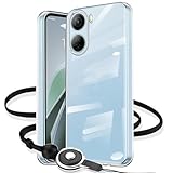 ZTE Libero 5G IV ケース クリア ストラップ 三本付き 適用 Nubia ivy/リベロ 5G 4 A302ZT カバー Libero5GIV 透明ケース リベロ5GIV Libero5G 4 透明 スマホケース リベロ5G4ケース バンパー 【GoKIGIoD】 ソフト バンパーケース ストラップホール 首掛け ネックストラップ ハンドストラップ