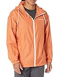 Columbia メンズ フラッシュチャレンジャー ウィンドブレーカー、デザートオレンジ、L, オレンジ