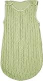 Tadpoles 0-6 Months Cable Knit Sleep Sack, Green by Sleeping Partners [並行輸入品]