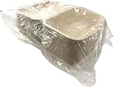 mugino ORGANIC(ムギノ・オーガニック)業務用 弁当容器 麦モールドフードパック 未晒 長角 50P BP-19