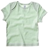 (ベラ・キャンバス) Bella + Canvas 赤ちゃん・ベビー用 リブ 半袖Tシャツ トップス 夏 (1歳-1歳半) (パステルグリーン)