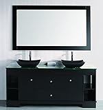 デザイン要素Oasis 36-inch Single Sink Vanity Set with Decorative引き出し Double DEC105-72 1