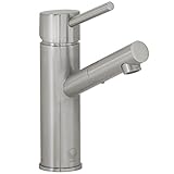VIGO Noma Single Lever Basin Bathroom Faucet, Brushed Nickel [並行輸入品]