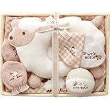 『出産祝 ベビーギフト プレゼント お祝い 内祝などに人気の商品』　　WISH BORN　かわいい羊のピローセット