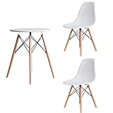 EAMES(イームズ) テーブル＆チェア 3点セット 116003_WH
