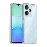 Redmi 13 5G / 4G ケース『AFINER』新型 軽量 超薄型 TPU+PC 透明 カバー Redmi 13 5G / 4G 専用 耐衝撃 衝撃吸収 指紋防止 擦り傷防止 レンズ保護 着脱簡単（透明）