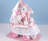 Baby Carriage Diaper Cake (Pink (Girl)) by Baby Gift Creations