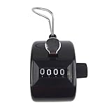 (アウコウ) Aukoメカニックカウンター 4桁の数字 計数器 / 手持式 (ブラック)