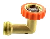Valterra A01-0020VP Brass 90° Lead-Free Hose Saver [並行輸入品]