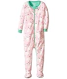 [ハットレイ] Hatley Kids ガールズ Spring Bunnies Footed Coverall (Infant) パジャマ Pink 18-24 Months [並行輸入品]
