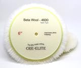 【G7／ライトポリッシング】CRE-ELITE　BetaWool-4600　研磨　ポリッシュ　ポリッシャー　ウールバフ　車磨き　ポリッシング　ギアアクション　ダブルアクション　バフ [毛：4000（ミ