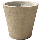 軽量コンクリート製植木鉢 フォリオ ソリッド クリーム 18cm 2個入り