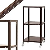 スマートラック NSTRK-324 幅45×奥行30×高さ94.5cm 3段 ブラウン 80㎏/全