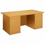 コクヨ　役員室用家具　マネージメント70シリーズ　両袖デスク　幅1600 カラー:W05（ブラウン）