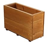 スクエアプランター 長方形（2段） 幅595ｍｍ×奥行230ｍｍ×高さ385ｍｍ MB（ミディアムブラウン）色