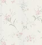 Mirage 983-49003 Signature V Sweet Pea Light Pink Butterfly Floral Trail Wallpaper [並行輸入品]