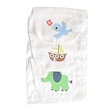 コットンガーゼタオルソフトベビー汗吸収タオル3かわいいウォッシュクロスマットのセット