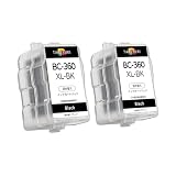BC360XL 2個セット(ブラック） 互換インクカートリッジ CANON用 BC340通用 インク 360 361 詰め替えインク 大容量 取扱説明書付き 詰め替え キヤノン用 PIXUS TS5430 TS5330 インク