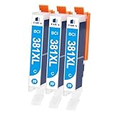 【TAIDA】BCI-381XLC BCI-381XL 380XL Canon用 シアン 互換インクカートリッジ 3本セット キヤノン用 PIXUS TR703 TR7530 TR8530 TR8630 TR9530 TS6130 TS6230 TS6330 TS7330 TS7430 TS8130 TS8230 TS8330 TS8430 大容量 残量表示 個別包装