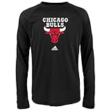 NBA Boys Youth Full Primary Logoパフォーマンス長袖Tee ブラック