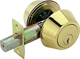 Legend 809001 Double Cylinder Deadbolt, US3 Polished Brass Finish by Legend