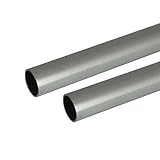安田 アルミ丸パイプ 2m 1.0x10mm シルバー 2本組