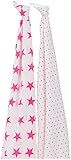 (エイデンアンドアネイ) aden+anais おくるみ スワドル aden+anis classic swaddle 2-pack　フルーロピンク