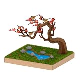 カワダ(Kawada)ペーパーナノ 360 鶯と梅 PS-20 0.7×12×17ｃｍ 12才以上 ペーパークラフト クラフトキット ミニチュアキット インテリア PS-20