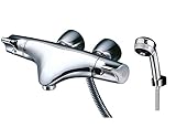 TOTO 浴室用 壁付サーモスタットシャワー金具 洗い場専用 ニューウェーブ ワンダービートシャワー（めっき） TMNW40JC1R